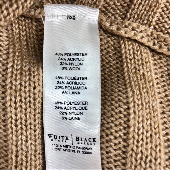 WHBM Tan Knit Sweater Shell Vest - Picture 9 of 10